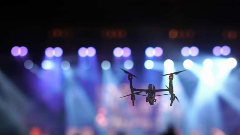 flying drones at night